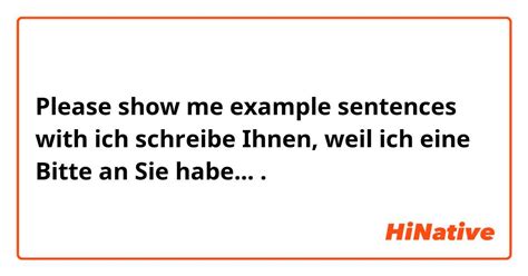 bitte in englisch|ich habe eine bitte englisch.